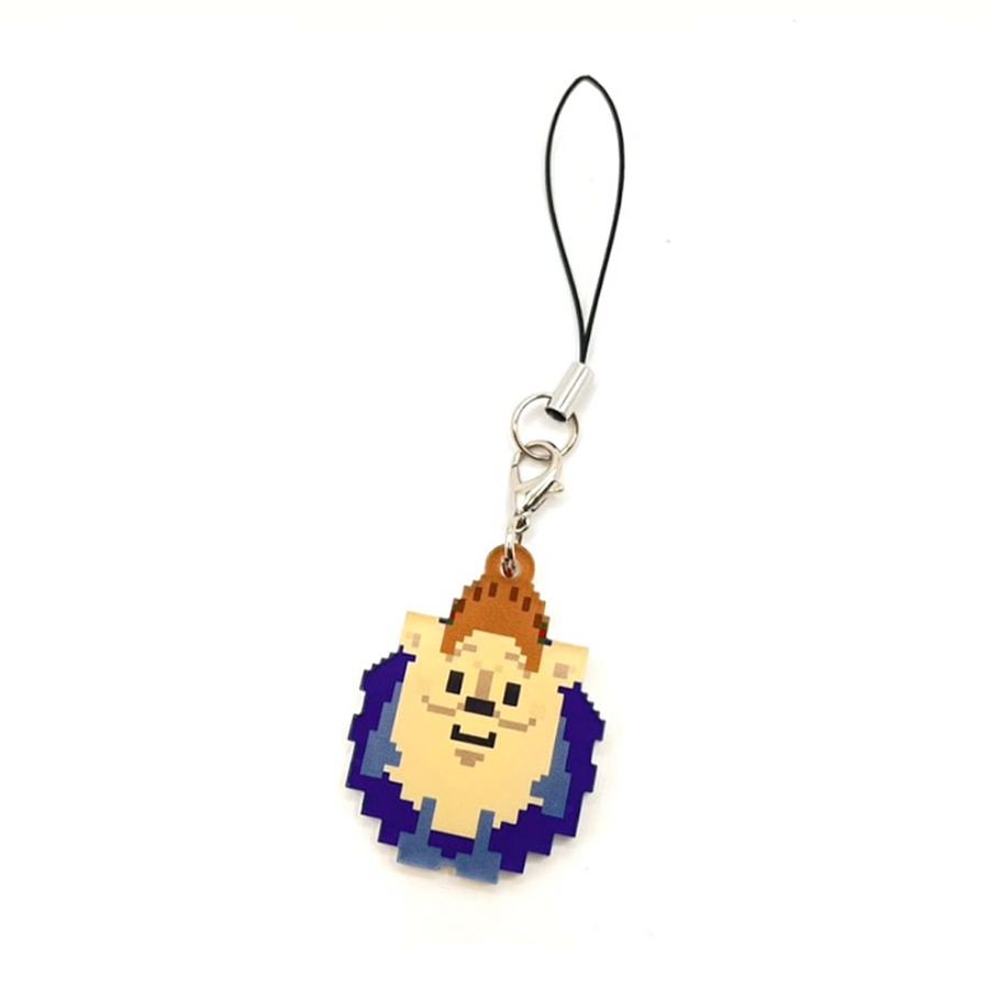ドットクソメガネアクキー 4 color:harimeganezumi